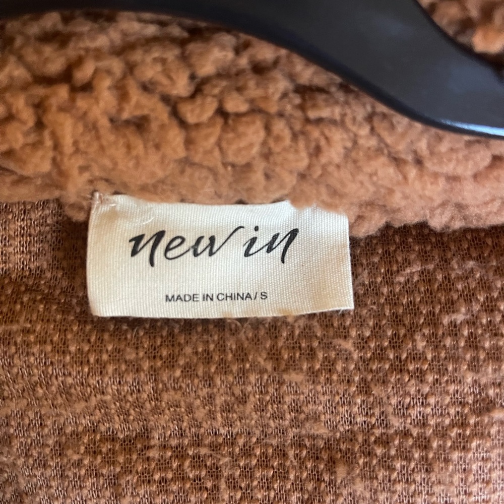 Oversized Button Down Teddy Sweater - image 2